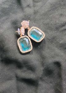 Elegant Blue Drop Earrings