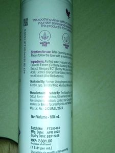 Forever Radiance Toner