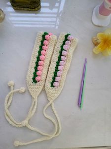 Crochet Tulip Headpiece