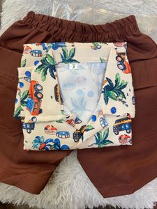 Baby Boy Shirt With Shorts