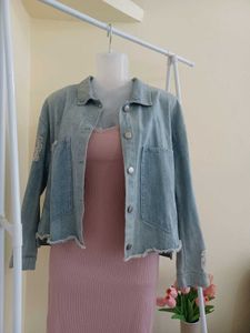 Distressed Denim Jacket