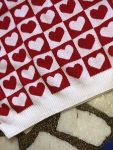Red Heart Pattern Vest