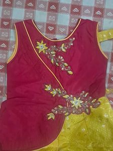 Girls&#39; Party Dress - Pink &amp; Yellow