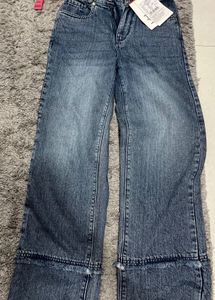 New W Tags Ritu Kumar Straight Leg Denim
