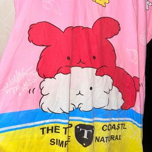 Cute Cartoon Print Nightgown