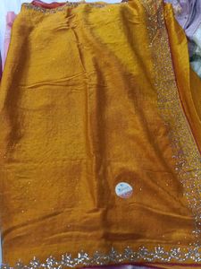 Elegant Yellow Saree