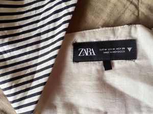 Zara Striped Bandeau Top size M