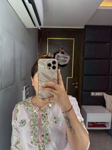 2 Piece Set Of Mirror Work Suit