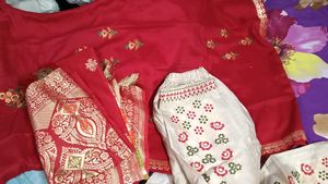 Elegant Red Embroidered Kurta
