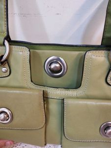 Green Leather Handbag