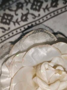 White Flower Hair Clip