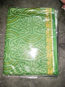 Bandhani Print Pure Cotton Saree