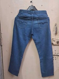 Blue Denim Joggers