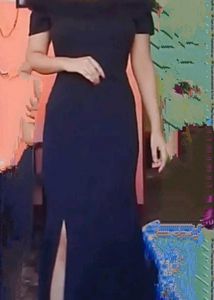 Elegant Black Off-Shoulder Maxi Dress