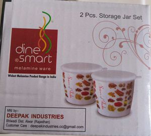 Dine Smart Air Tight Storage Jar (2pcs)