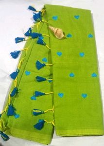 Green Dress Material