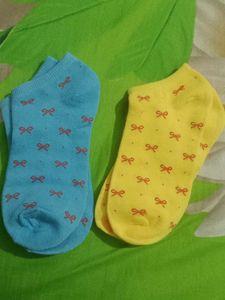 Cute Bow Socks - Fun & Colorful!