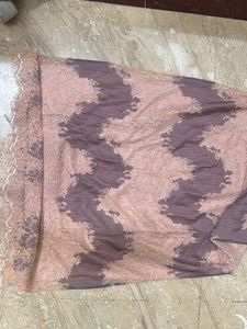 Zara Pink Mauve Delicate Lace Midi Dress