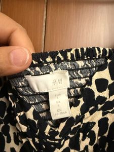 Spotted Cinched Crop Top