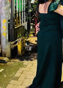Elegant Emerald Green Maxi Dress
