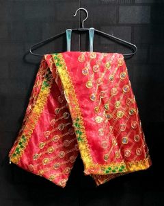 RED &amp; GOLD  CHUNNI/CHUNRI