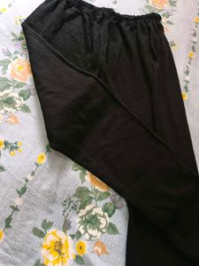 Woolen Leggings Black