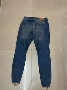 Zara Ripped Denim Jeans