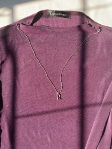Purple Long Sleeve Top