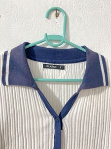 zudio ribbed top 🫐