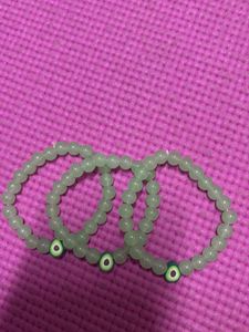 Avocado Beaded Bracelets