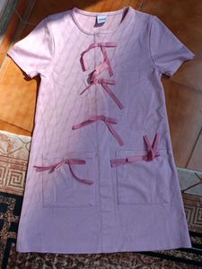 pink midi soft and strechable