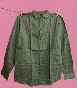 Stylish Green Printed Shirt