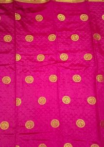 Brand New Pista Green Silk Saree