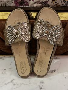 Sparkly Bow Flats