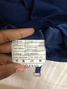 Jodano Navy Blue Formal Vest