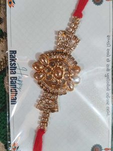 Heavy Diamond Work Rakhi Design