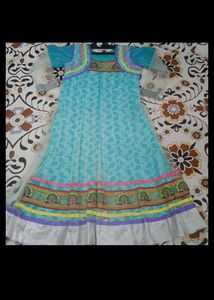 Colorful Ethnic Anaarkali frock