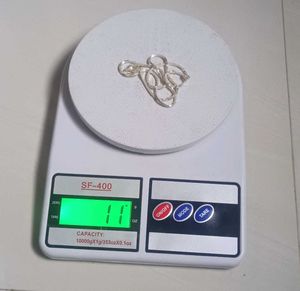 Real Silver Double Design Chain