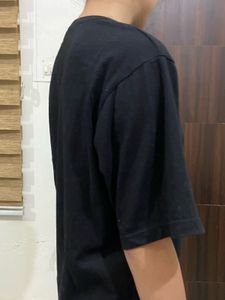 Oversized Feather Graphic Tee