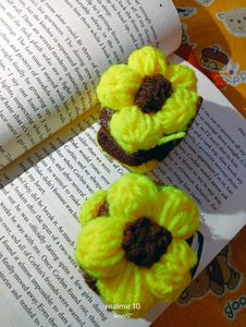 Sunflower Hair Tie Set