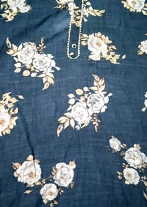 Floral Print Dress Material