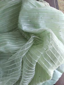 Pale Green Party Dress with Sparkles