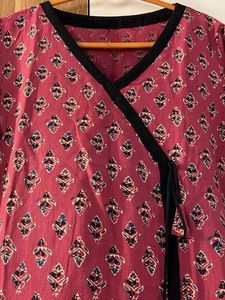 Printed Wrap Kurti