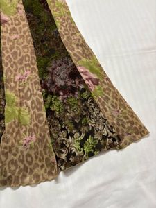 y2k floral skirt