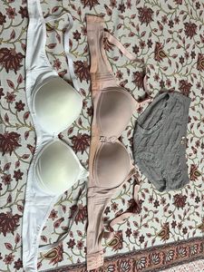 Padded Bralettes With One Free Brief
