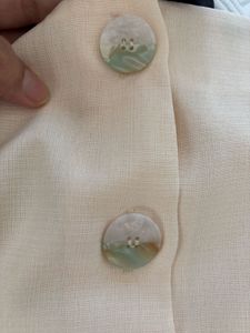 Pomelo Beige Mini Skirt (Size M)