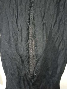 Black Shimmer Pullover.