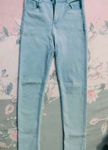 Light Blue High-Waisted Jeans