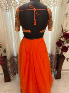 Orange Lehenga Choli
