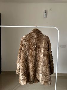 H&amp;M Fluffy Loose Fit Fur Coat